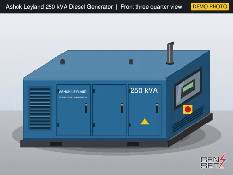 Ashok Leyland 250 kVA 2012 Working Diesel Generator in Tumkur #197