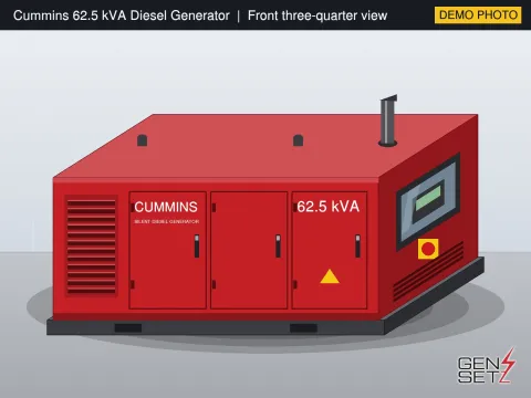 Cummins 62.5 kVA 2020 Working Diesel Generator in Goa #199