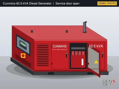 Cummins 62.5 kVA 2020 Working Diesel Generator in Goa #199 — Product Photos