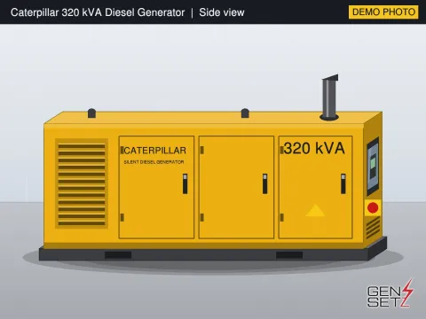 Caterpillar 320 kVA 2017 Working Diesel Generator in Chennai #201 — Product Photos