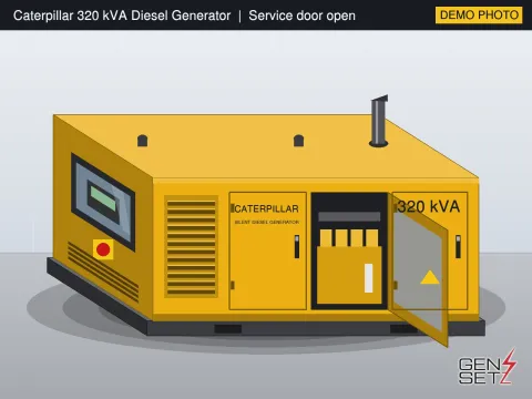 Caterpillar 320 kVA 2017 Working Diesel Generator in Chennai #201 — Product Photos