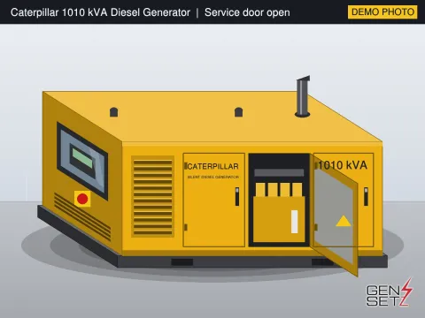 Caterpillar 1010 kVA 2008 Working Diesel Generator in Mysore #207 — Product Photos