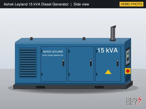 Ashok Leyland 15 kVA 2024 Working Diesel Generator in Tumkur #209 — Product Photos