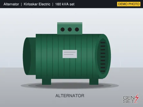 Mahindra Powerol 160 kVA 2012 Working Diesel Generator in Chennai #213 — Alternator Photo