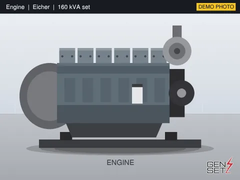 Mahindra Powerol 160 kVA 2012 Working Diesel Generator in Chennai #213 — Engine Photo
