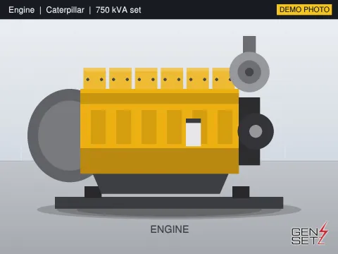 Cummins 750 kVA 2014 Working Diesel Generator in Hyderabad #217 — Engine Photo