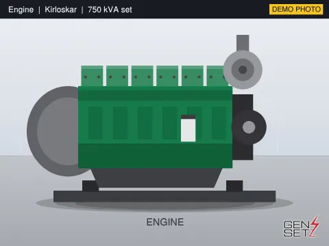 Cummins 750 kVA 2024 Working Diesel Generator in Chennai #237 — Engine Photo