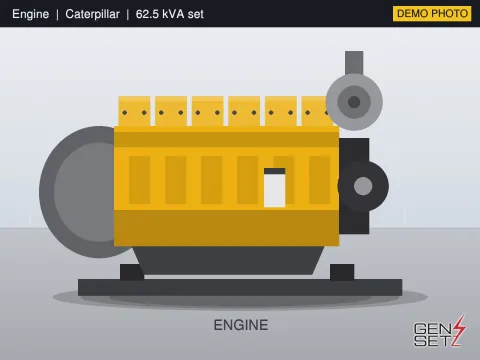 Kirloskar 62.5 kVA 2012 Working Diesel Generator in Hyderabad #241 — Engine Photo