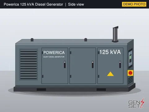 Powerica 125 kVA 2013 Working Diesel Generator in Coimbatore #250 — Product Photos
