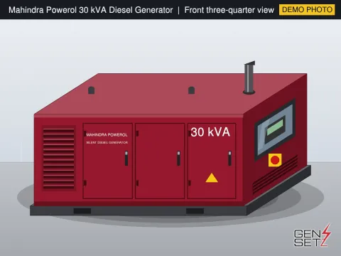 Mahindra Powerol 30 kVA 2012 Working Diesel Generator in Mysore #255