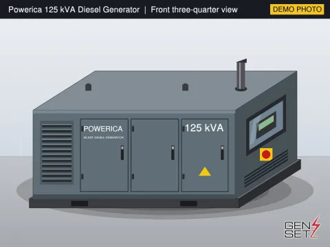 Powerica 125 kVA 2023 Working Diesel Generator in Mangalore #270