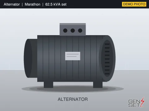 Kirloskar 62.5 kVA 2014 Working Diesel Generator in Hyderabad #301 — Alternator Photo