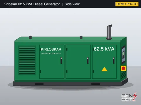 Kirloskar 62.5 kVA 2014 Working Diesel Generator in Hyderabad #301 — Product Photos