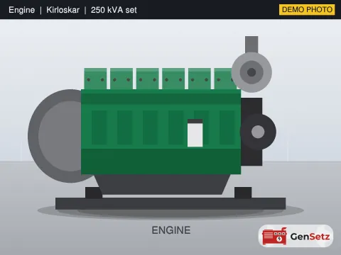 Cummins 221 kVA 2025 Working Diesel Generator in Bangalore #310 — Engine Photo