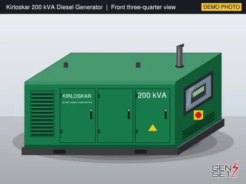 Kirloskar 200 kVA 2020 Working Diesel Generator in Salem #311